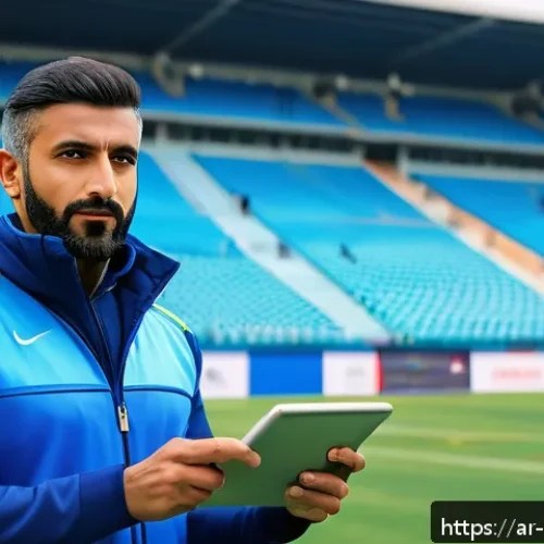 스포츠지도사 국가대표 트레이너가 되는 법 - A professional male national sports coach in traditional Middle Eastern attire, standing confidently...